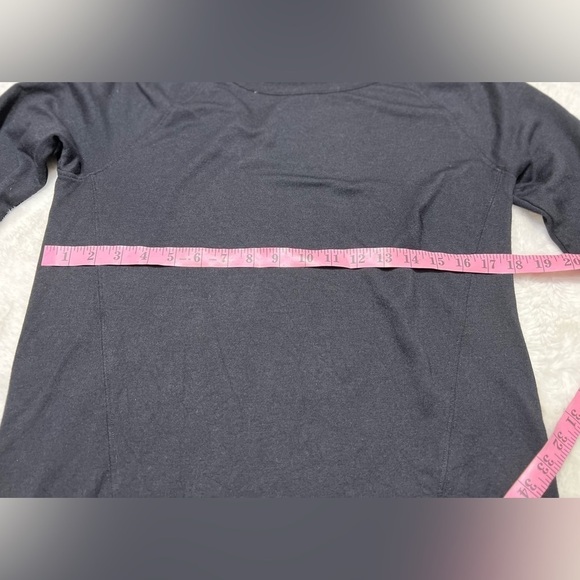 Athleta black soft long sleeve top blouse womens size small - Picture 5 of 9